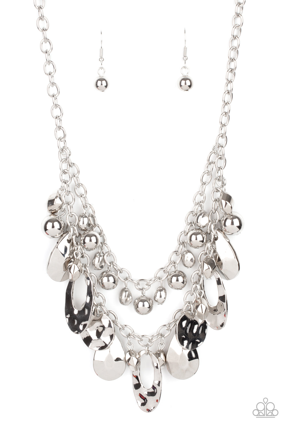 Extra Exhilarating - silver - Paparazzi necklace