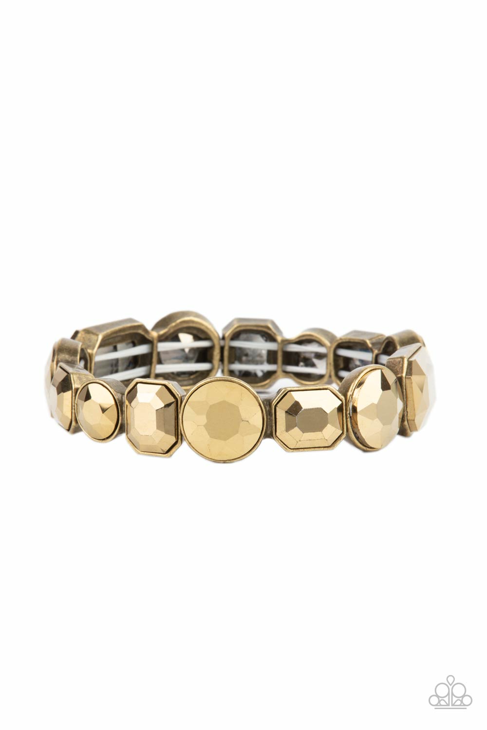 Extra Exposure - brass - Paparazzi bracelet