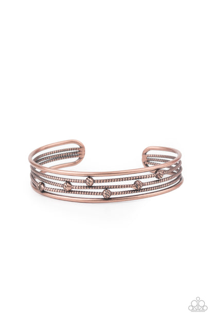 Extra Expressive - copper - Paparazzi bracelet