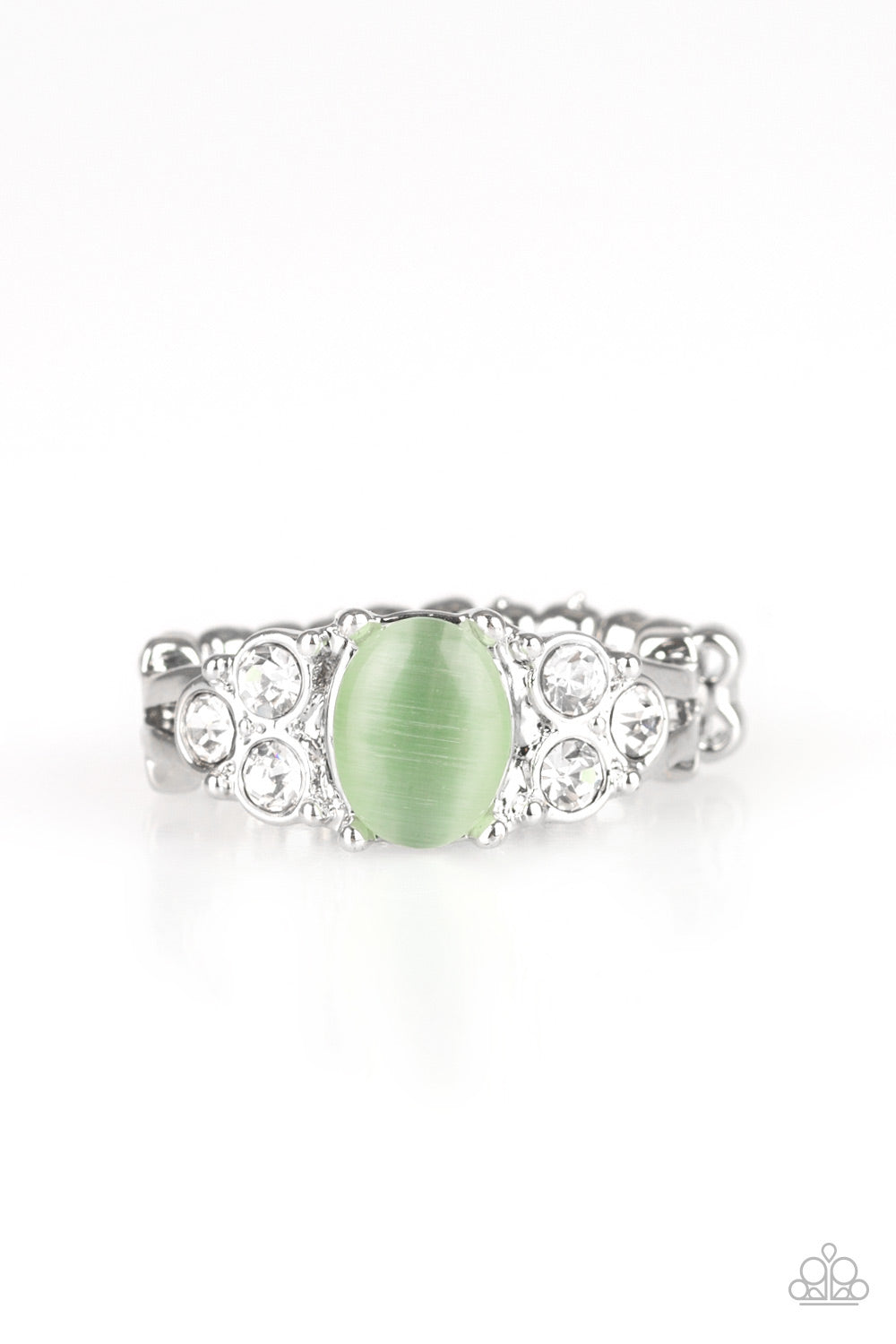 Extra SPARK-tacular - green - Paparazzi ring