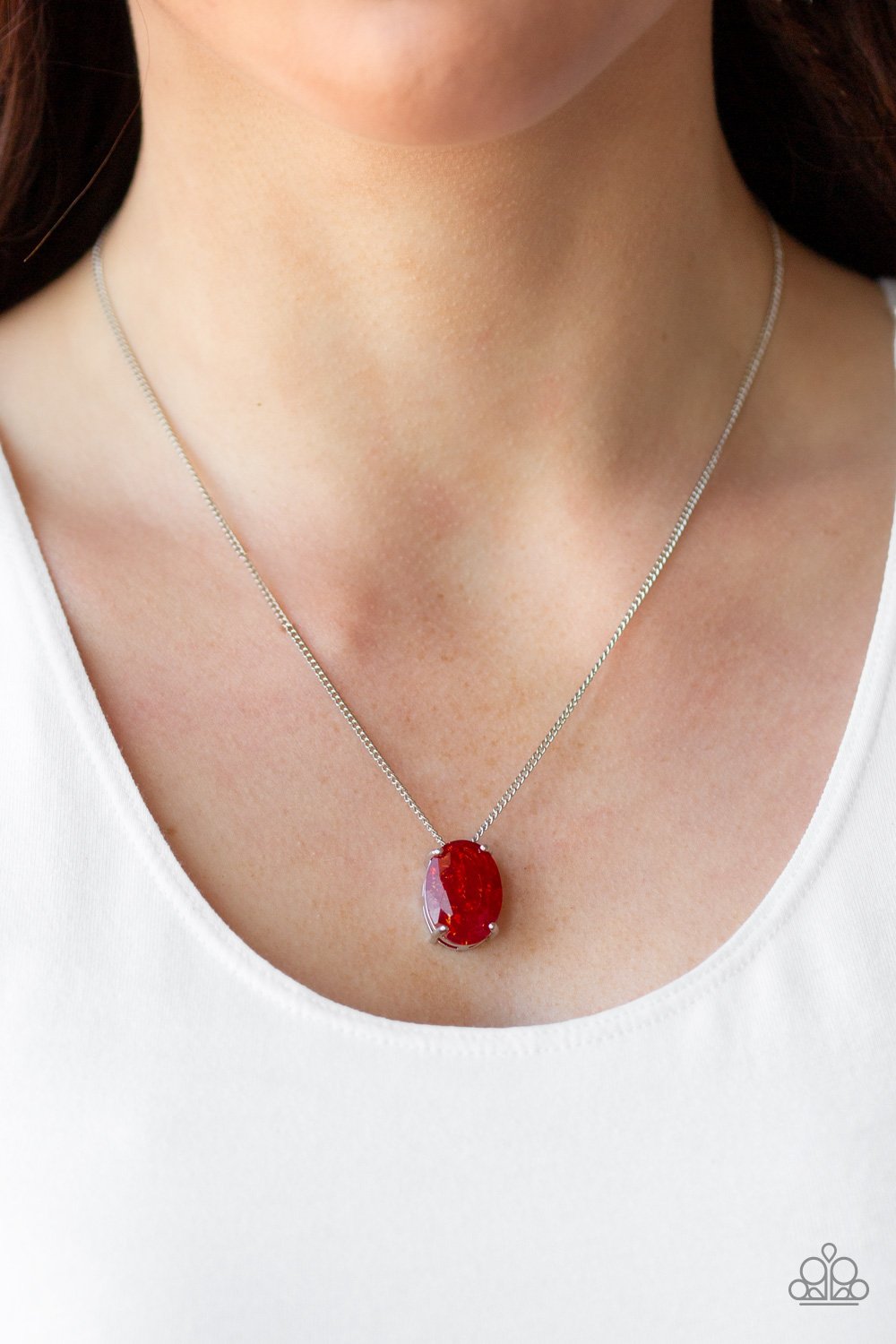 Extra Ice - red - Paparazzi necklace