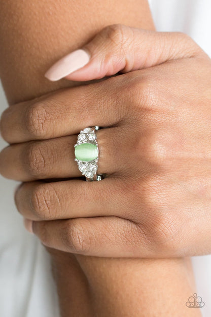 Extra SPARK-tacular-green-Paparazzi ring