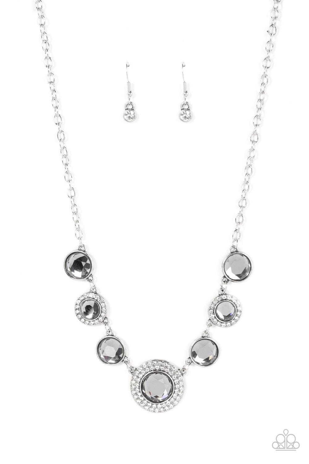 Extravagant Extravaganza - silver - Paparazzi necklace