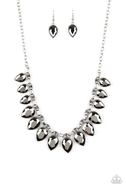 FEARLESS is More - silver - Paparazzi necklace