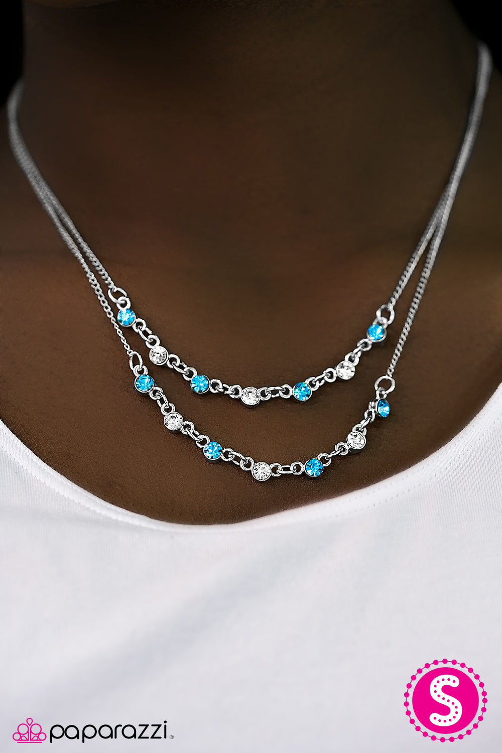 FIERCEST Of Them All - Blue - Paparazzi necklace