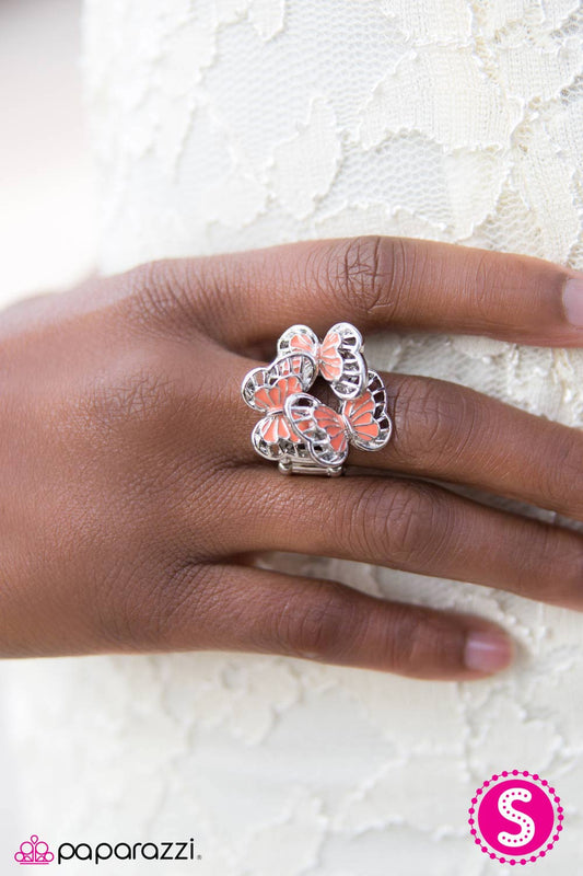 FLIGHT Song - Orange - Paparazzi ring