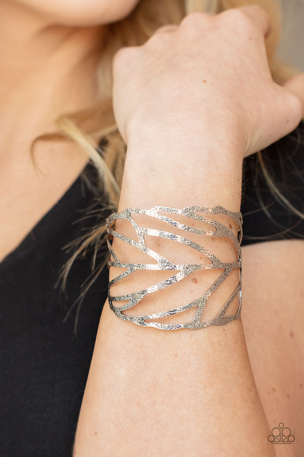 FLOCK, Stock, and Barrel - silver - Paparazzi bracelet