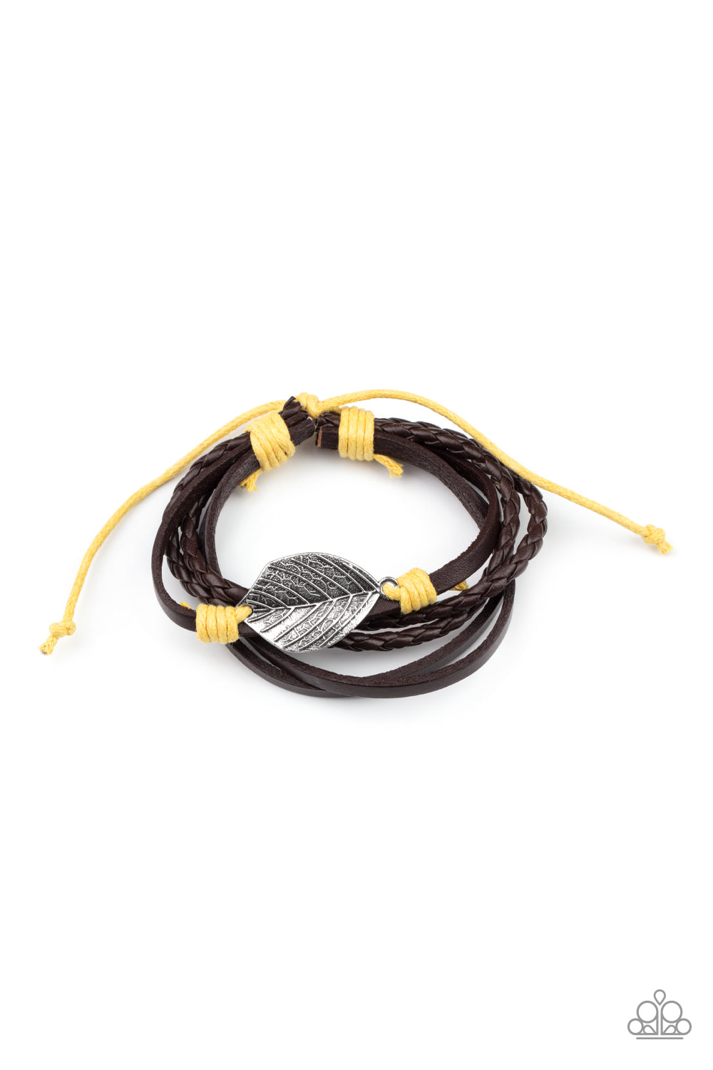 FROND and Center - yellow - Paparazzi bracelet