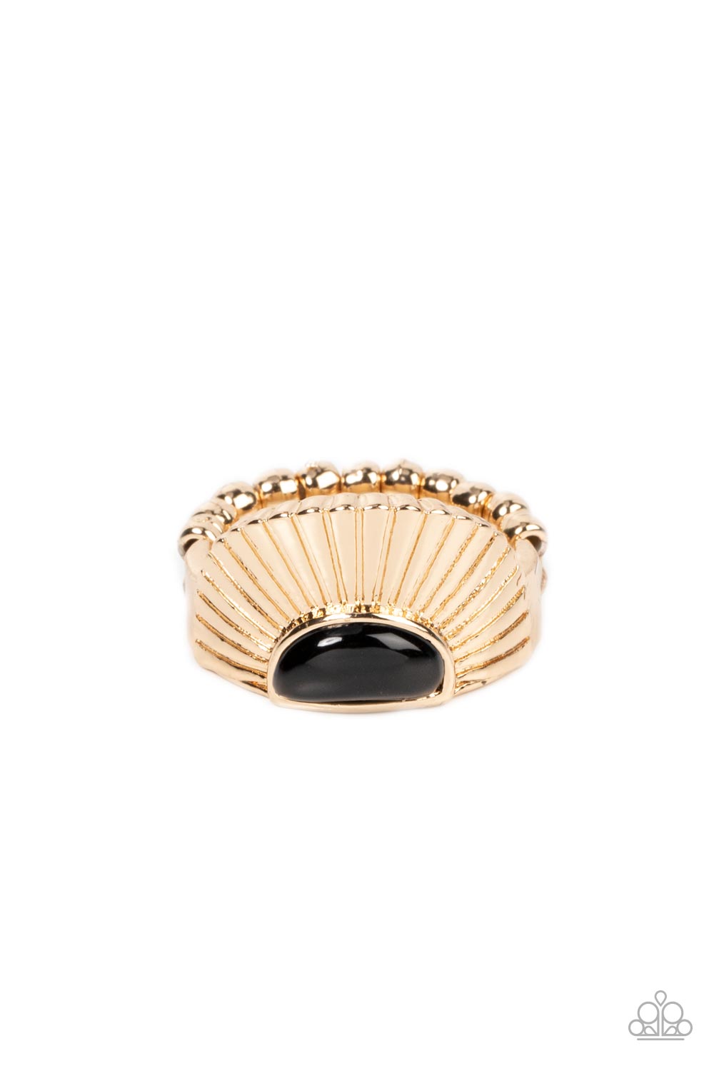 Fabulously FAN-tabulous - gold - Paparazzi ring