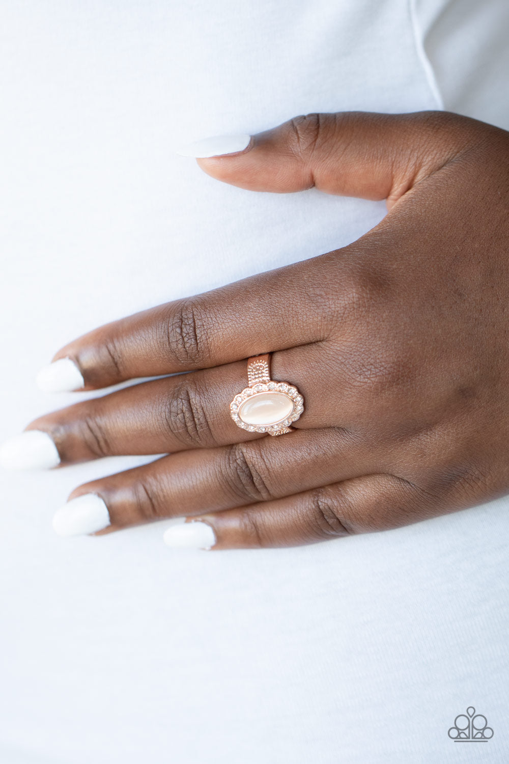 Fabulously Flawless - rose gold - Paparazzi ring