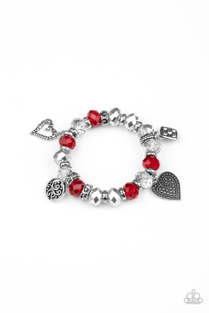 Fabulously Flirty - red - Paparazzi bracelet