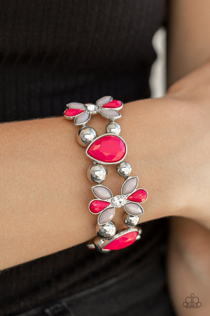 Fabulously Flourishing - pink - Paparazzi bracelet