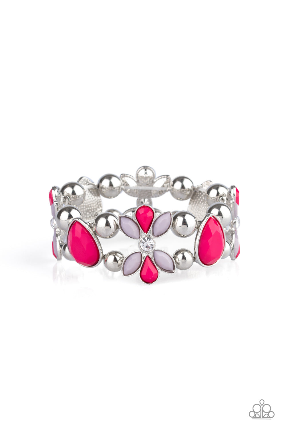 Fabulously Flourishing - pink - Paparazzi bracelet