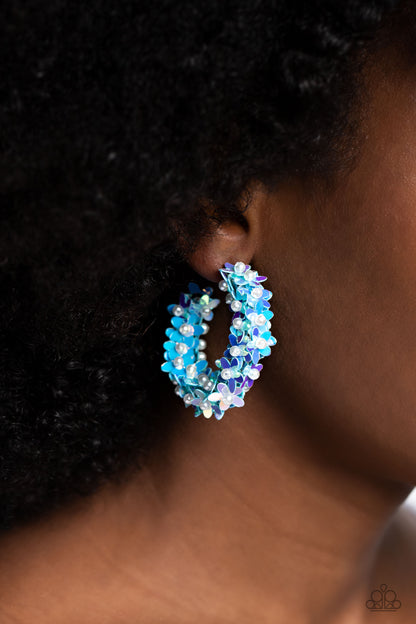 Fairy Fantasia - blue - Paparazzi earrings