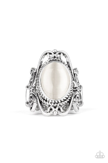 Fairytale Flair - white - Paparazzi ring