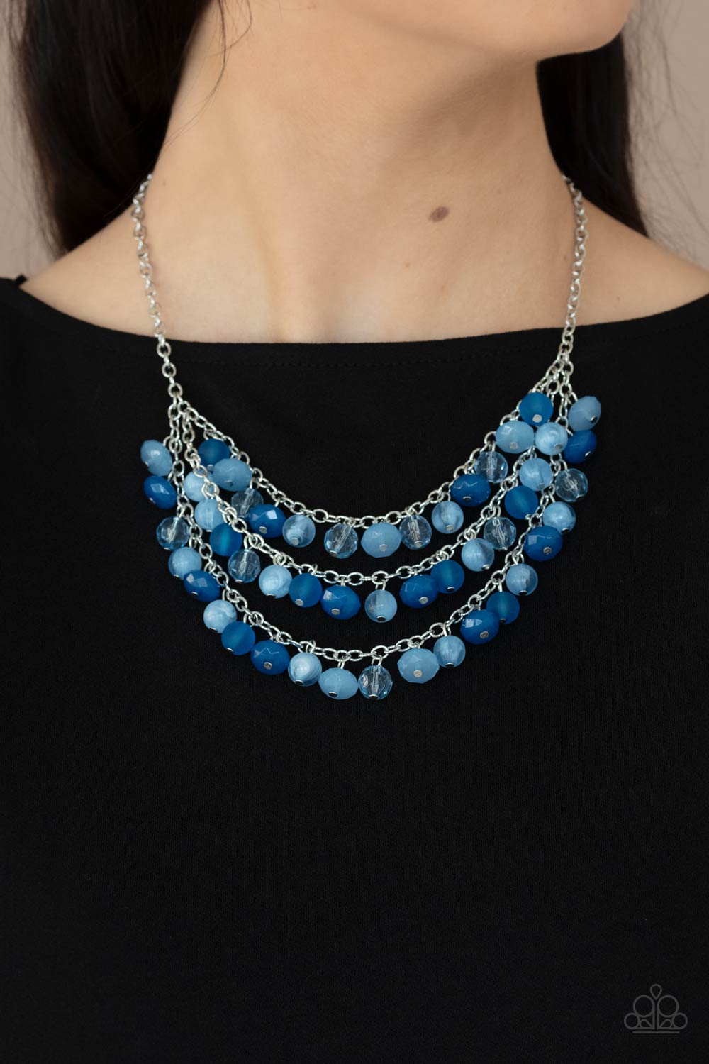 Fairytale Timelessness - blue - Paparazzi necklace