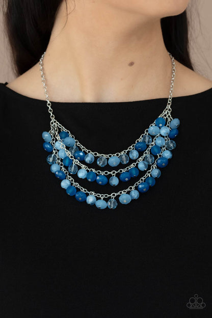 Fairytale Timelessness - blue - Paparazzi necklace
