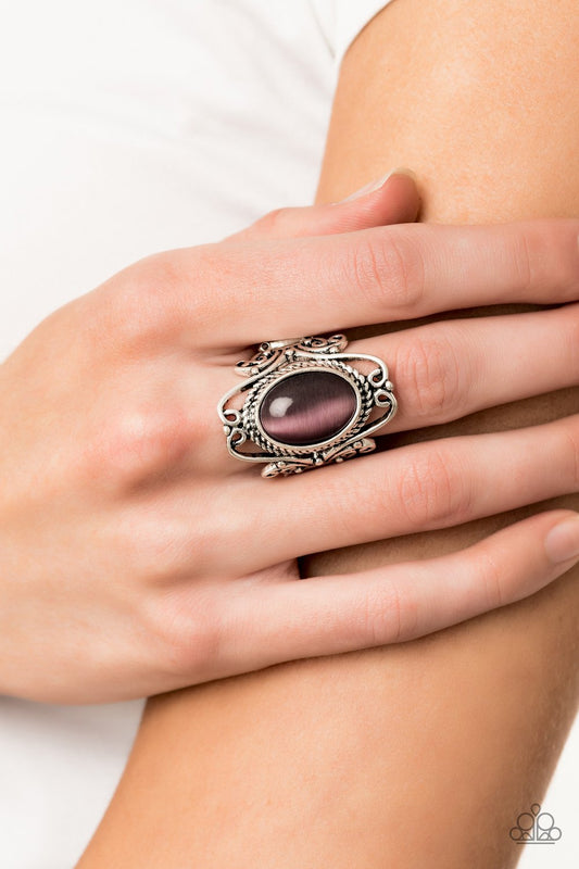 Fairytale Flair-purple-Paparazzi ring