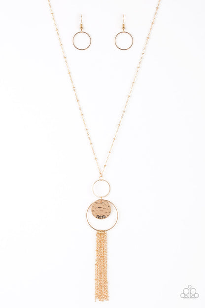 Faith Makes All Things Possible - gold - Paparazzi necklace