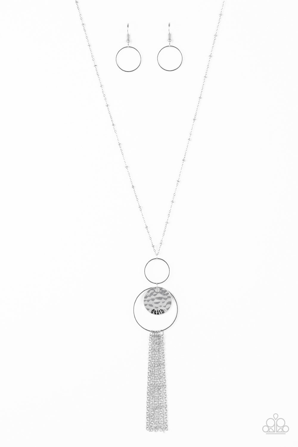 Faith Makes All Things Possible - silver - Paparazzi necklace