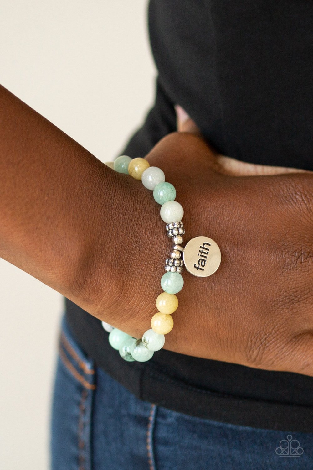 FAITH it Till you Make It - green - Paparazzi bracelet