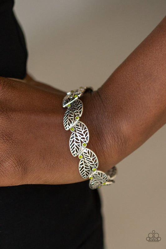 Fall Flair - green - Paparazzi bracelet