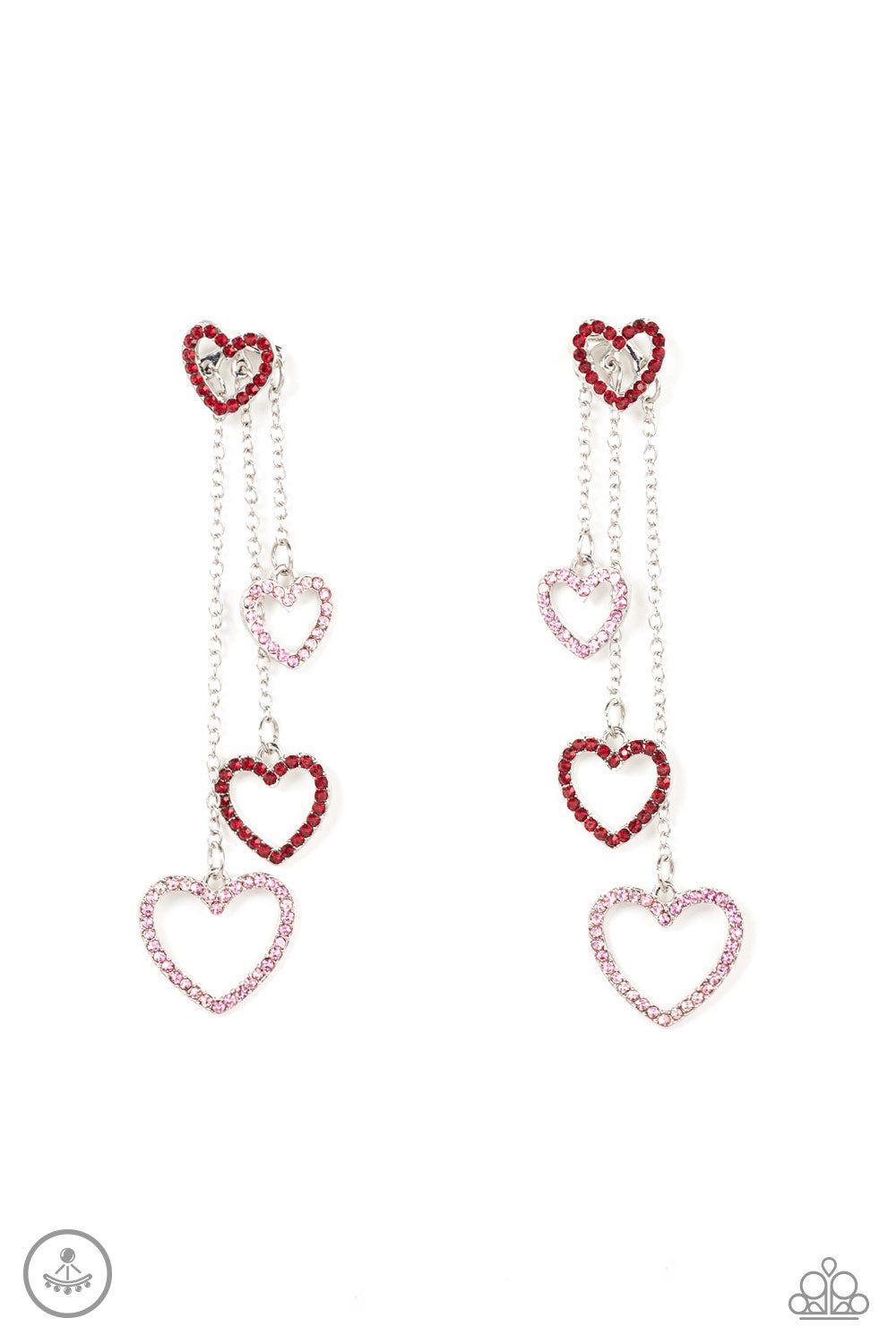 Falling In Love - multi - Paparazzi earrings