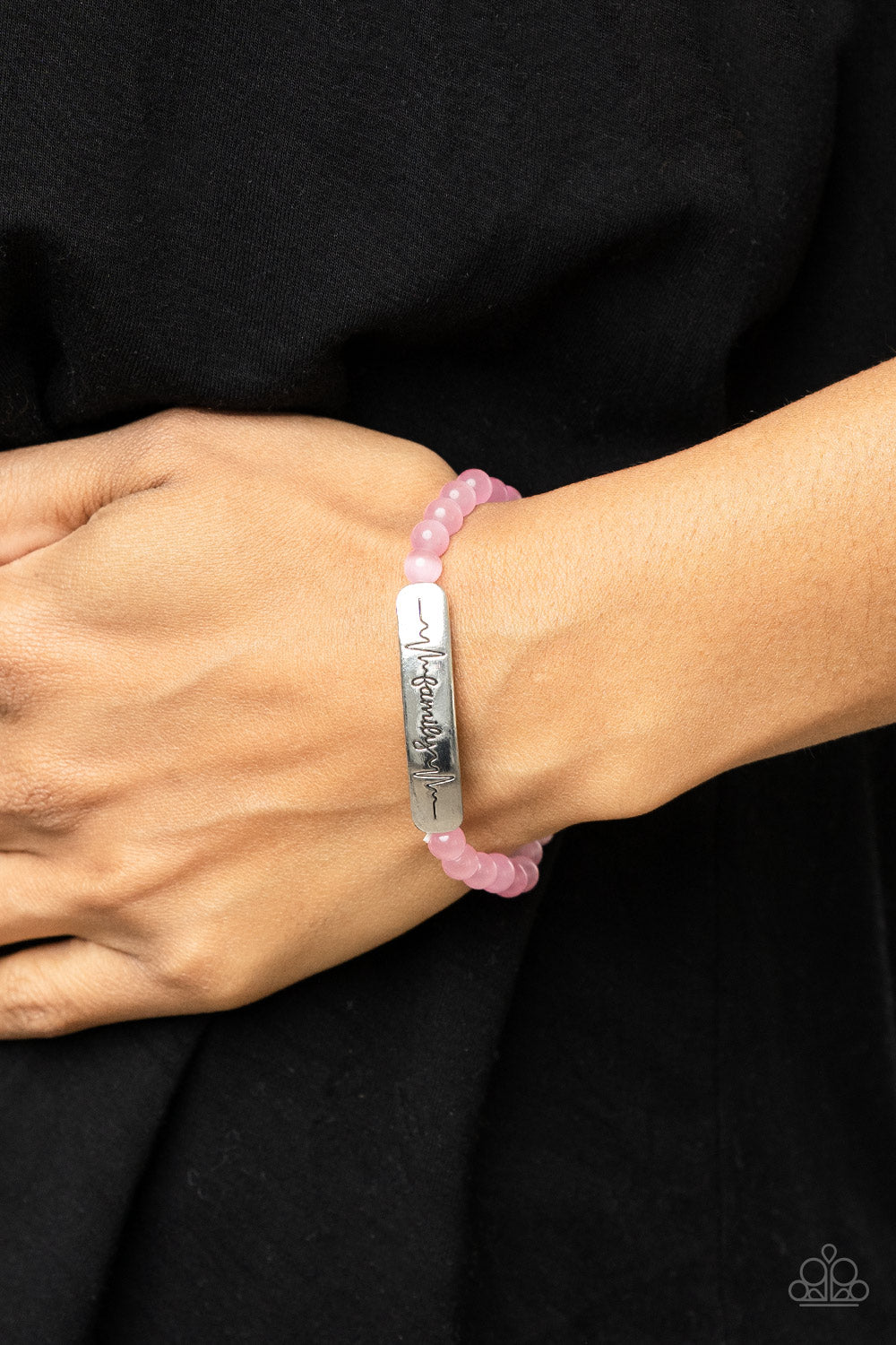 Family is Forever - pink - Paparazzi bracelet