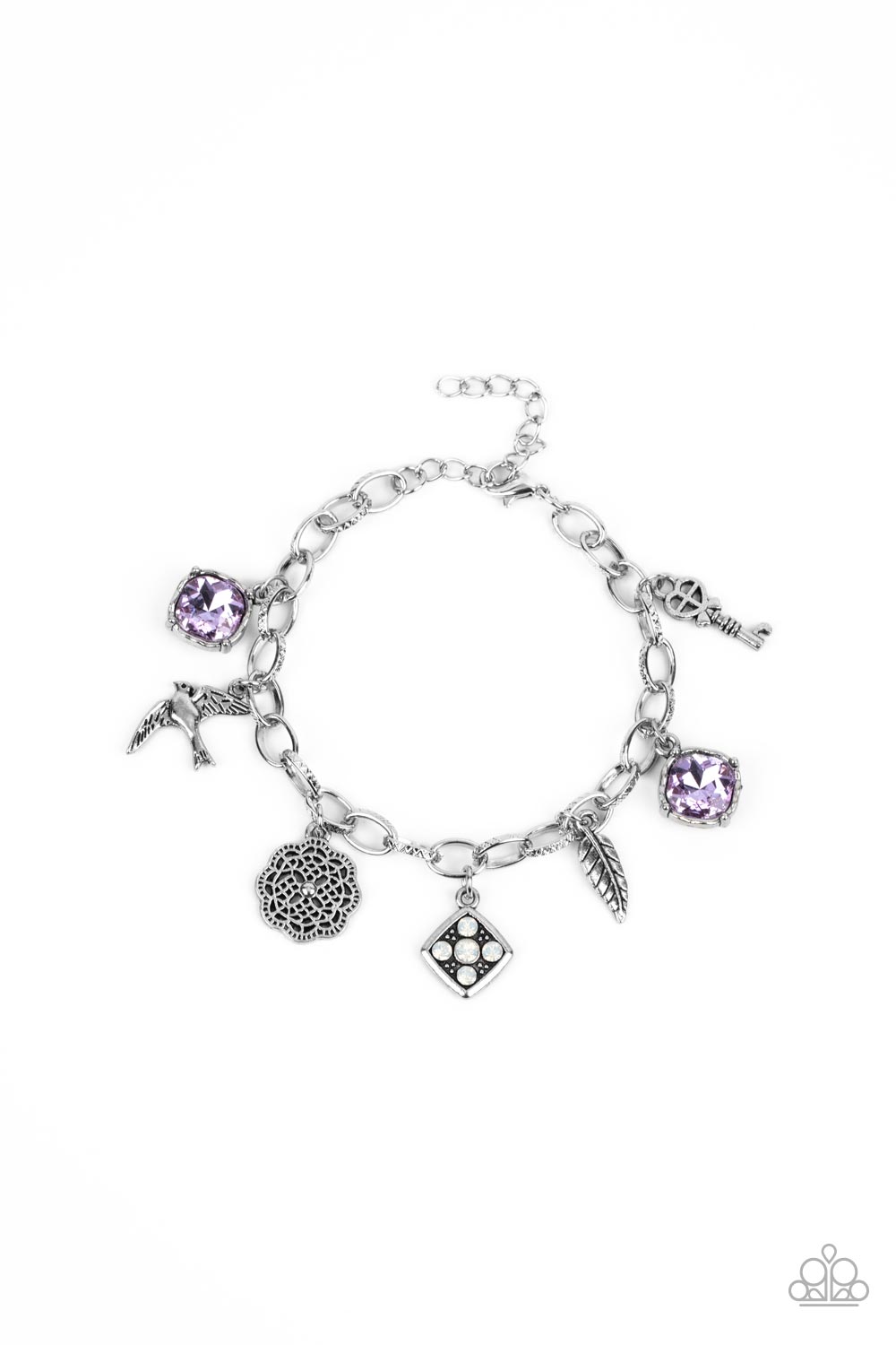 Fancifully Flighty - purple - Paparazzi bracelets