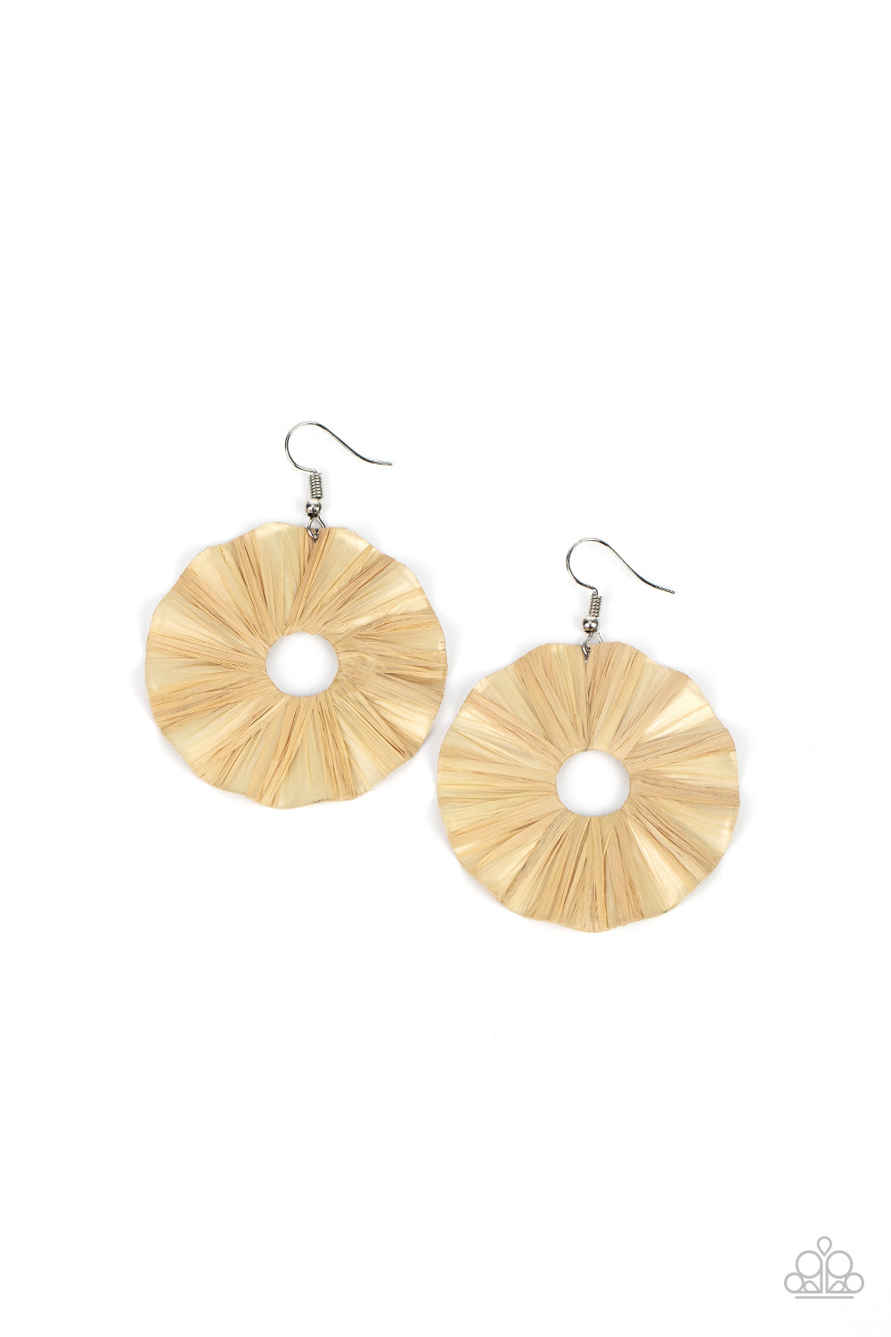 Fan the Breeze - brown - Paparazzi earrings