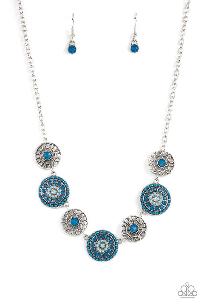 Farmers Market Fashionista - blue - Paparazzi necklace – JewelryBlingThing