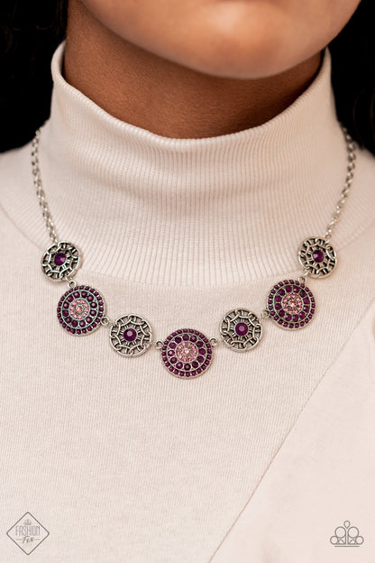 Farmers Market Fashionista - purple - Paparazzi necklace