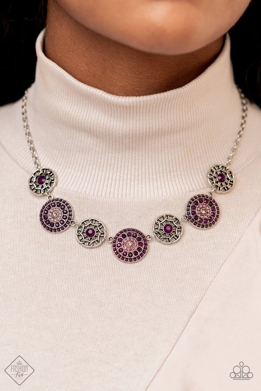 Farmers Market Fashionista - purple - Paparazzi necklace