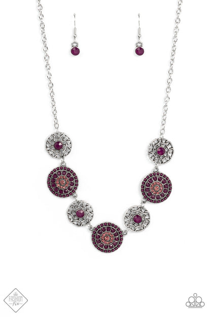 Farmers Market Fashionista - purple - Paparazzi necklace