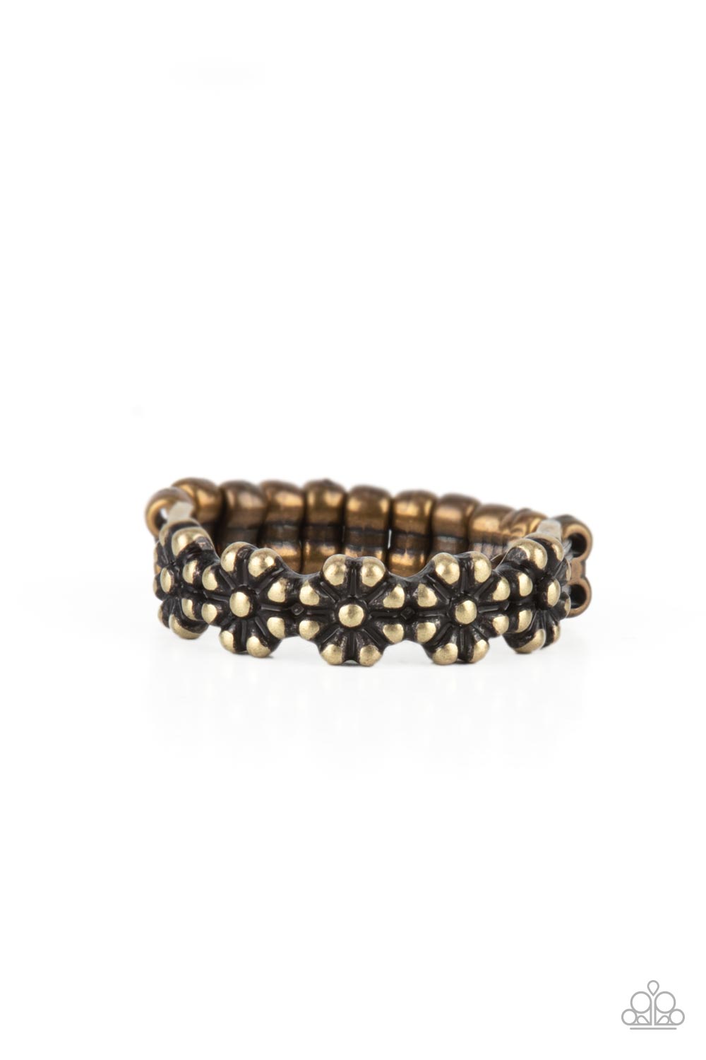 Farmhouse Fashion - brass - Paparazzi ring