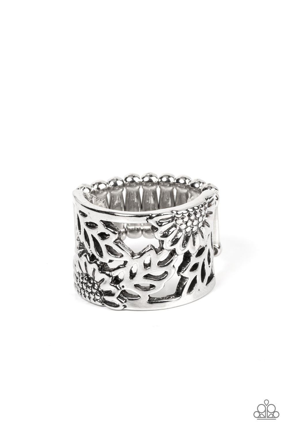 Farmhouse Foliage - silver - Paparazzi ring