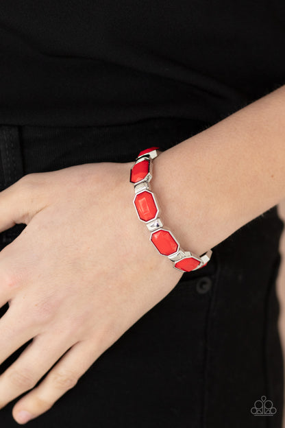 Fashion Fable - red - Paparazzi bracelet