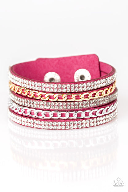 Fashion Fiend - pink - Paparazzi bracelet