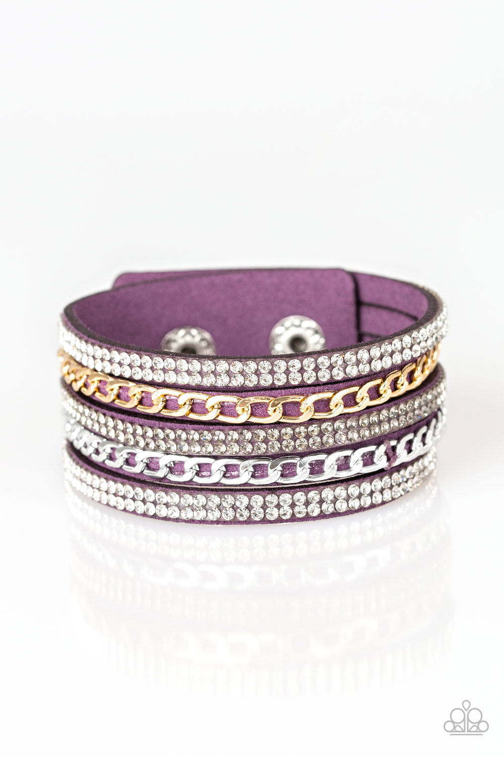 Fashion Fiend - purple - Paparazzi bracelet
