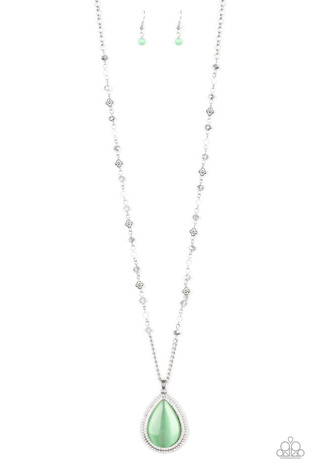 Fashion flaunt green necklace Clearance