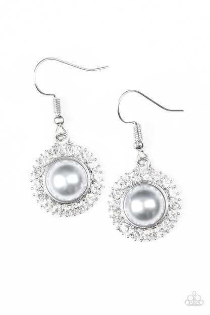 Fashion Show Celebrity - silver - Paparazzi earrings