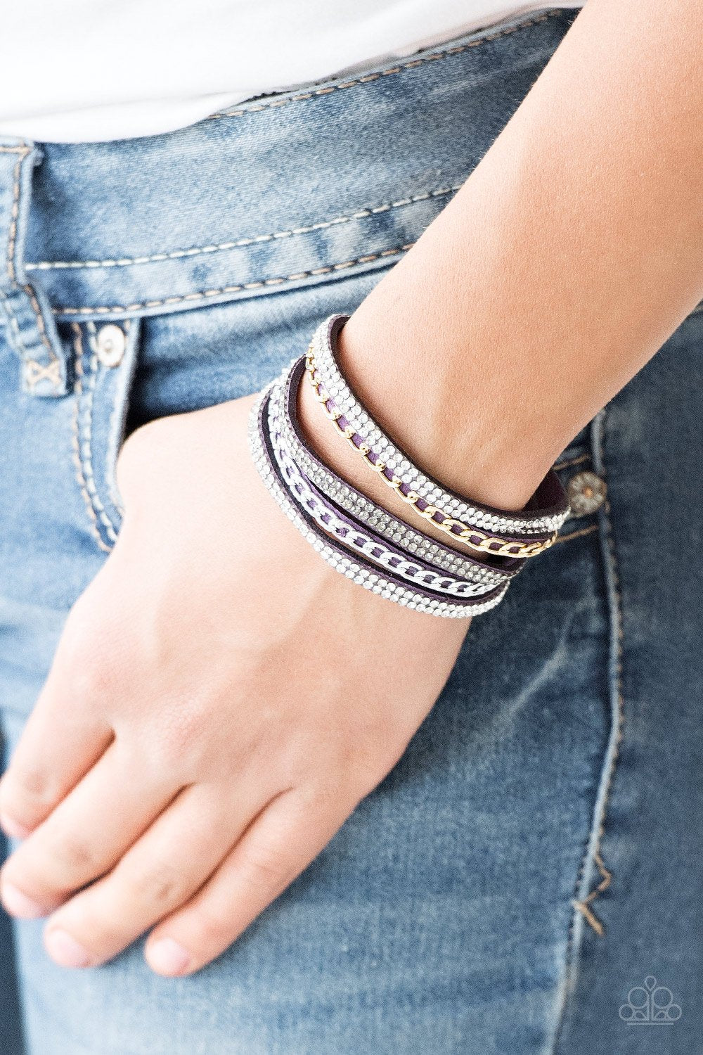 Fashion Fiend-purple-Paparazzi bracelet
