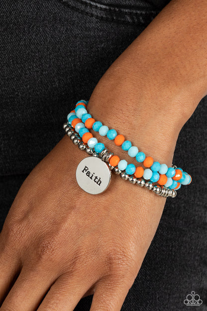 Fashionable Faith - multi - Paparazzi bracelet