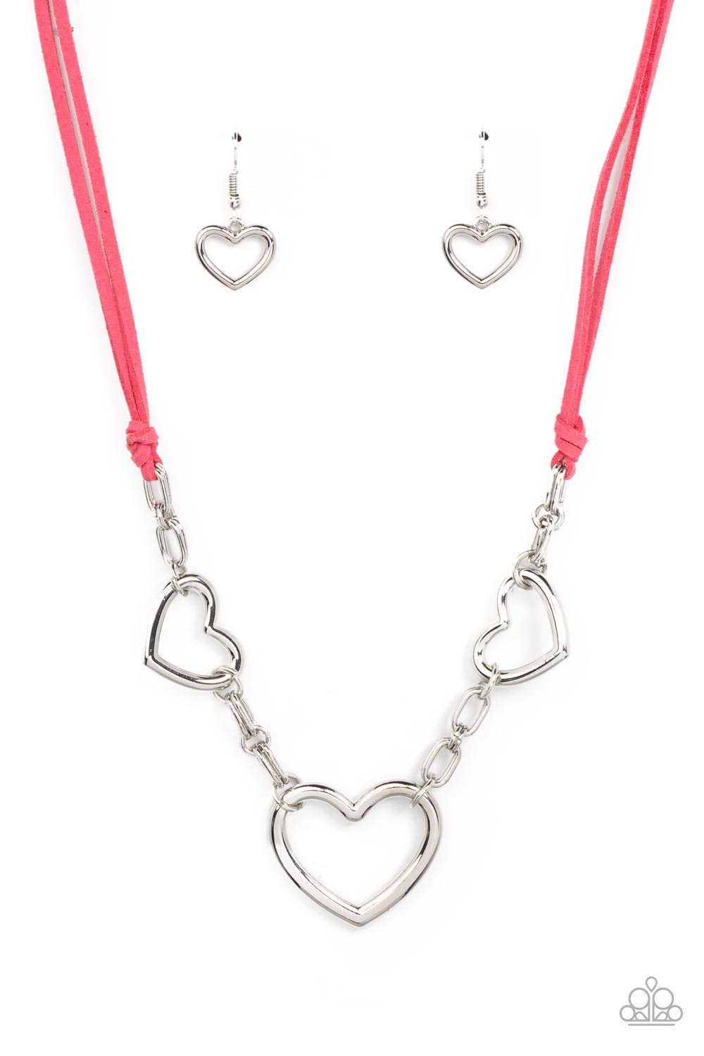 Fashionable Flirt - pink - Paparazzi necklace