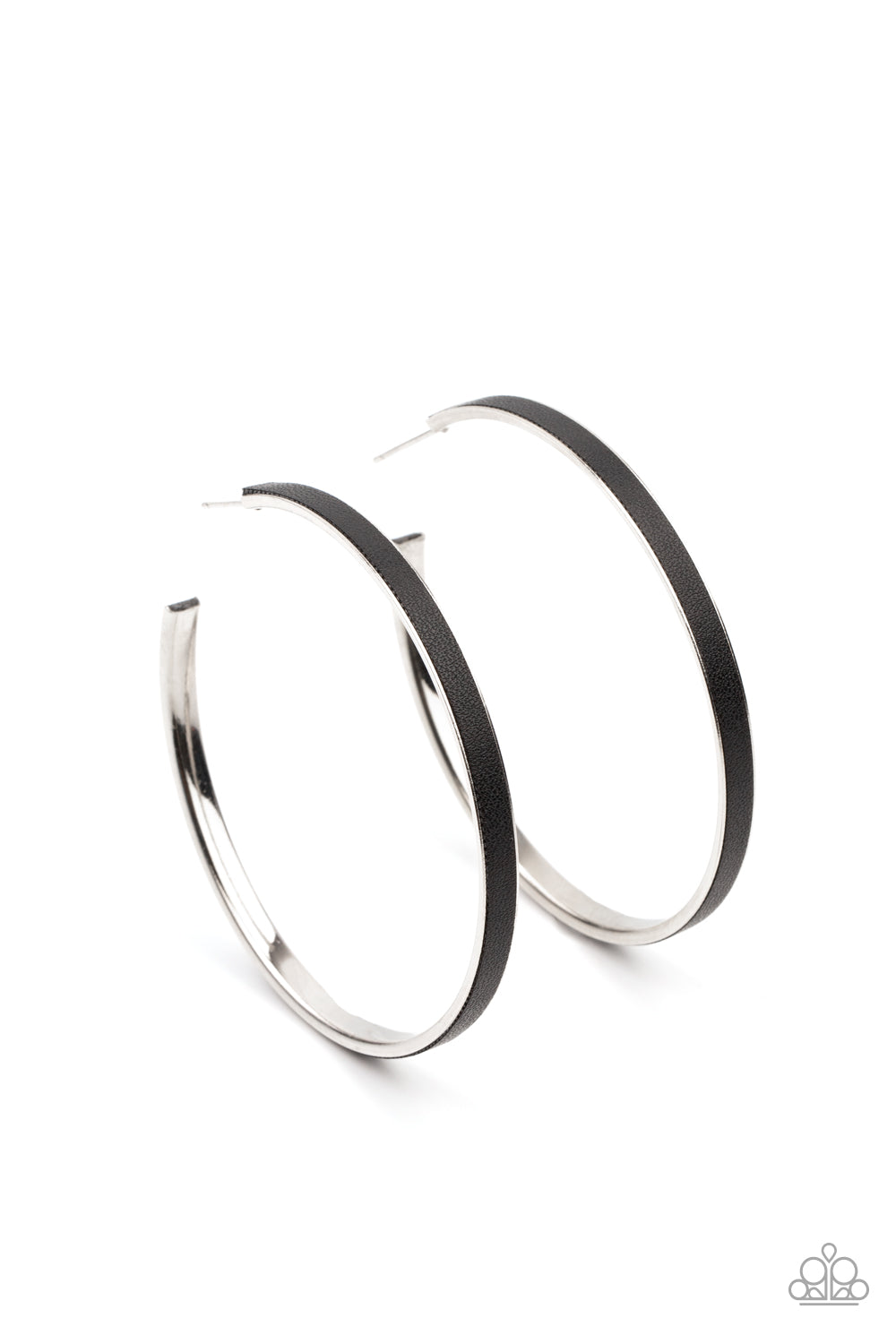 Fearless Flavor - black - Paparazzi earrings