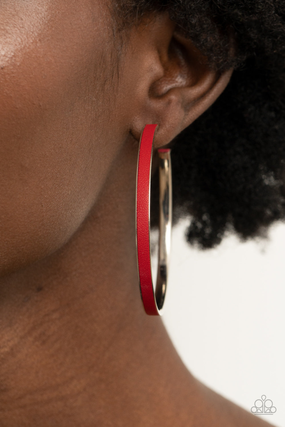 Fearless Flavor - red - Paparazzi earrings