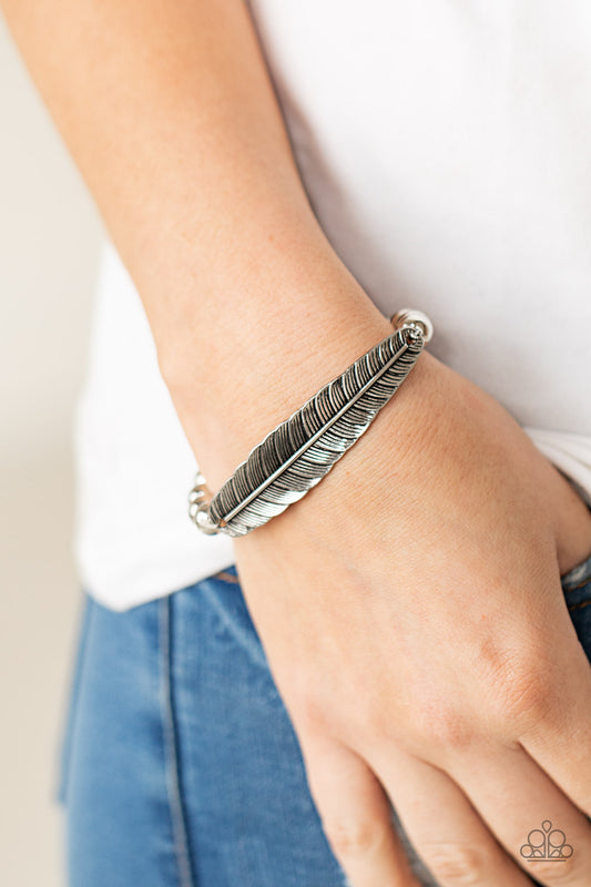 Featherlight Fashion - silver - Paparazzi bracelet