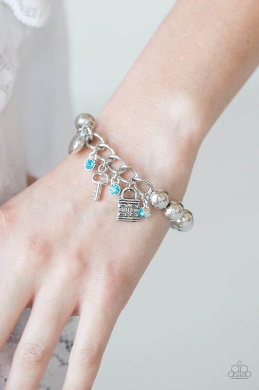 Feelin Flirtatious - blue - Paparazzi bracelet