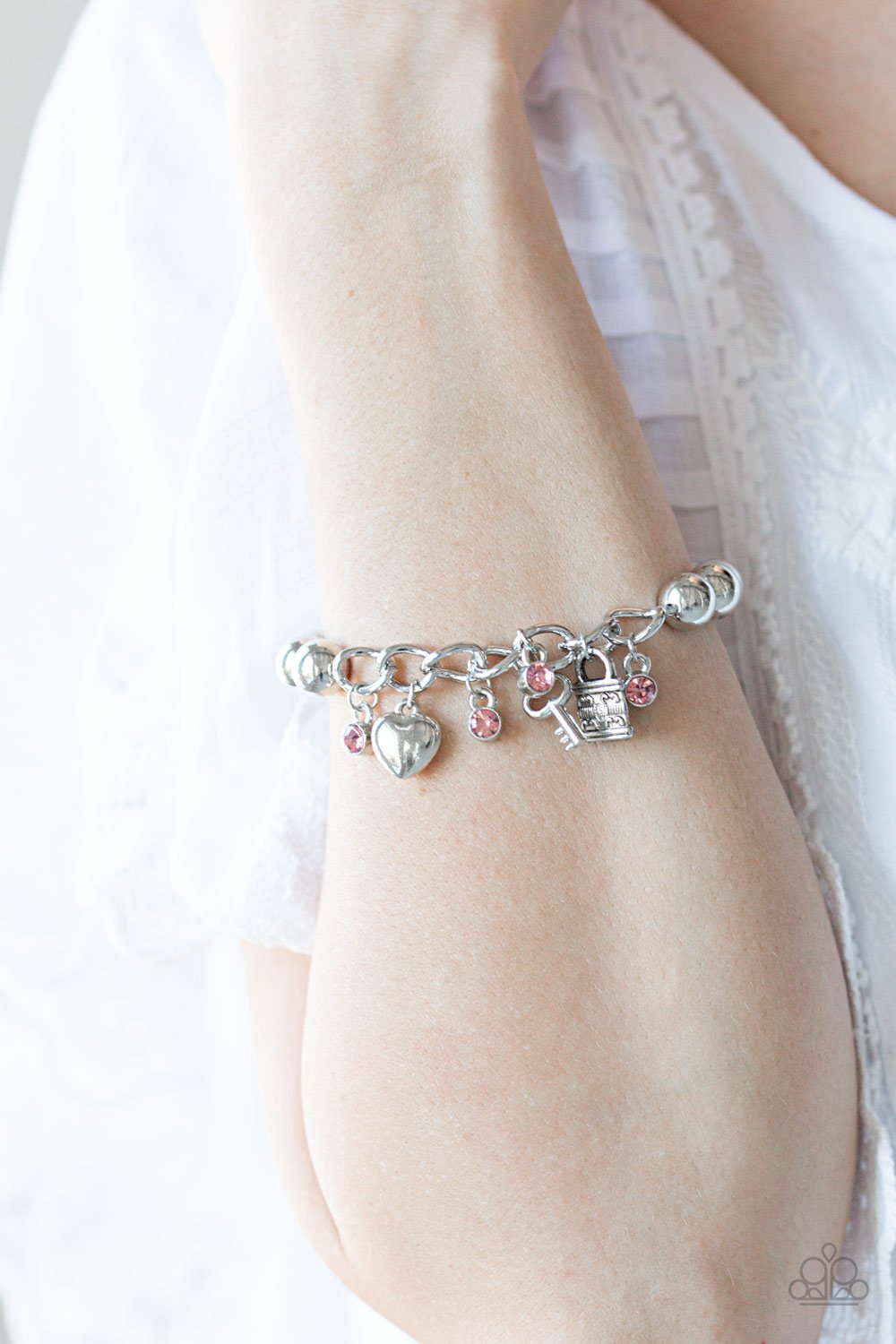 Feelin Flirtatious - pink - Paparazzi bracelet