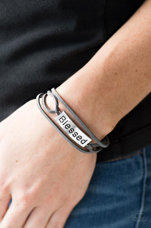 Feeling Blessed - silver - Paparazzi bracelet